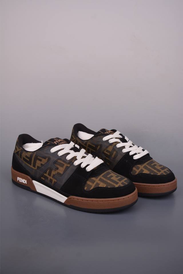 Fendi Match Round Toe Thick Sole Guangdong Original High-End Quality Fendi Coupl