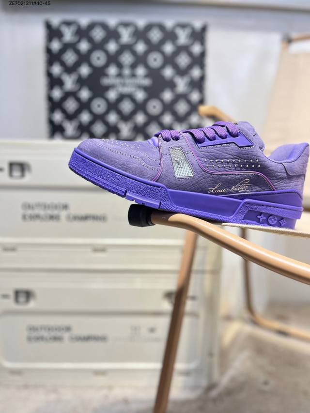 Guangdong Original Factory# Louis Vuitton Lv Louis Vuitton sneakers New Lv Train