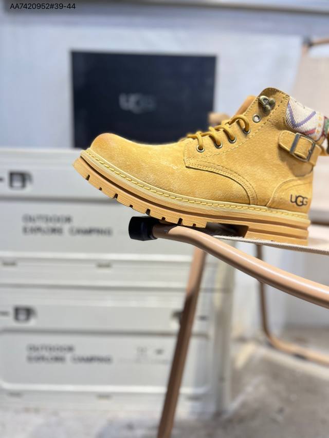 Ugg Snow Boots Waterproof Suede Leather Upper Ugg W Neuel Series Autumn/Winter N