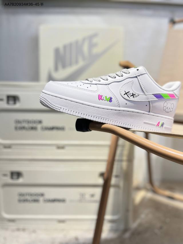 Factory Grade Top Layer Leather NK Air Force 1 '07 Low Low-Top Casual Sneakers