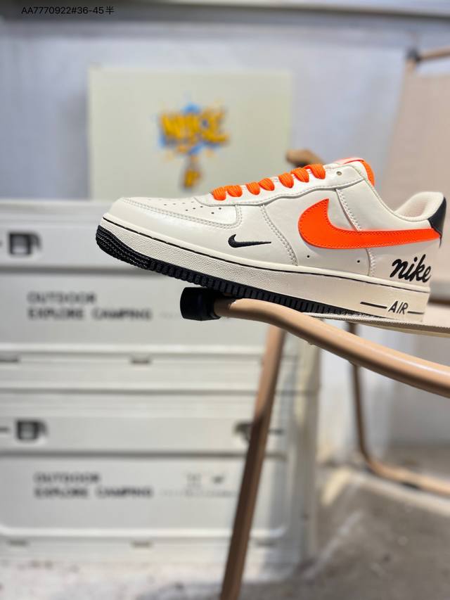 Nk Air Force 1 '07 Low Casual Sneakers #Custom Leather, Original Last and Cardbo