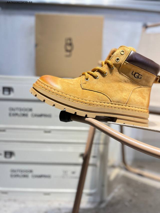 Ugg Snow Boots Waterproof Suede Leather Upper Ugg W Neuel Series Autumn/Winter N