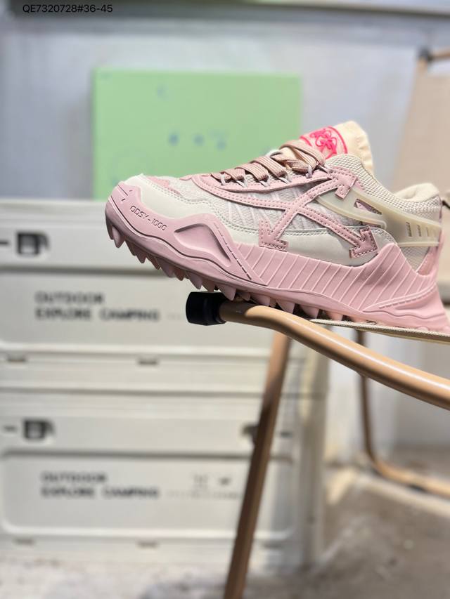 Off Trendy Brand Ow Dad Shoes White Odsy Arrow Height-Increasing Thick-Soled Cou