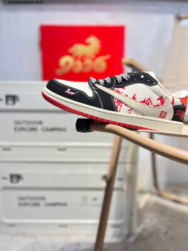 Factory Grade Top Layer Leather Jordan Air Jordan 1 Low AJ1 Low-Top Basketball