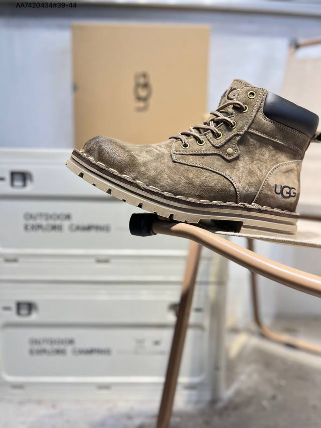 Ugg Snow Boots, Waterproof Suede Leather Upper, American Luxury Brand Ugg W Neue