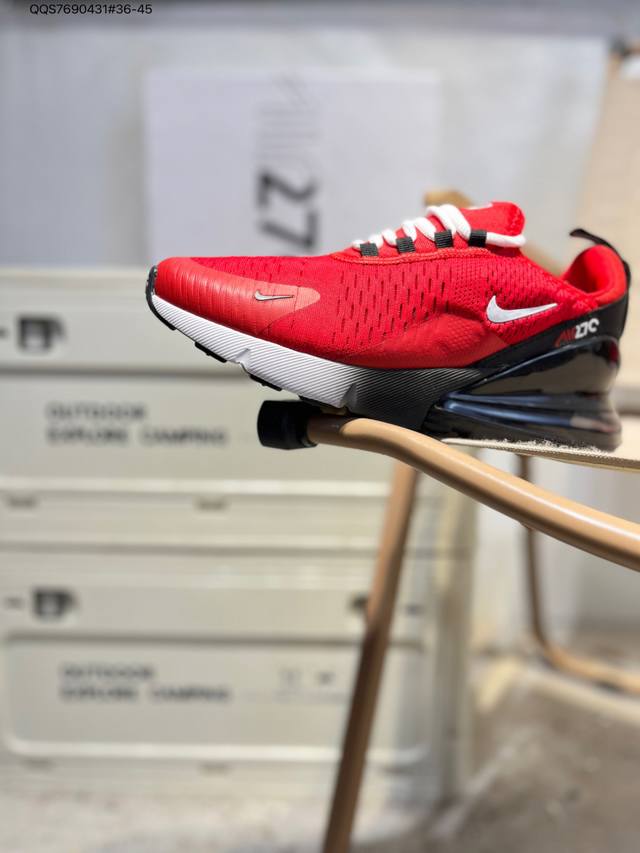 Nike Air Max 270 Trendy and Versatile Air-Cushioned Running Shoes, Casual and A