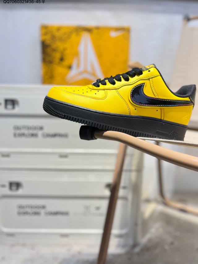 Nk Air Force 1 '07 Low Casual Sneakers #Custom Leather, Original Last and Cardbo