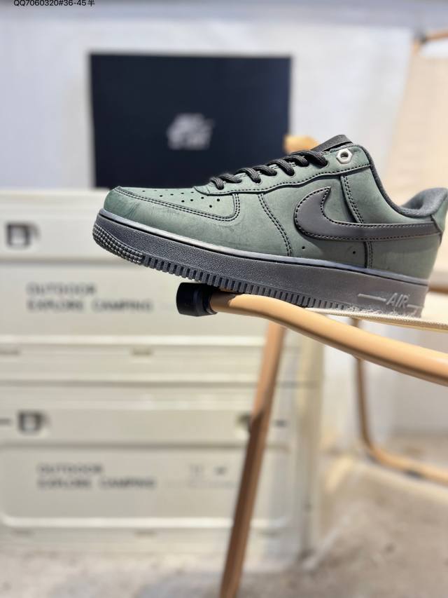 Nk Air Force 1 '07 Low Casual Sneakers #Custom Leather, Original Last and Cardbo