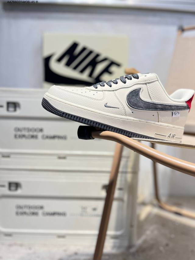 Factory Grade Top Layer Leather NK Air Force 1 '07 Low Low-Top Casual Sneakers