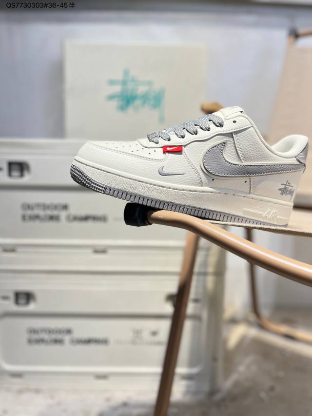 Factory Grade Top Layer Leather NK Air Force 1 '07 Low Low-Top Casual Sneakers