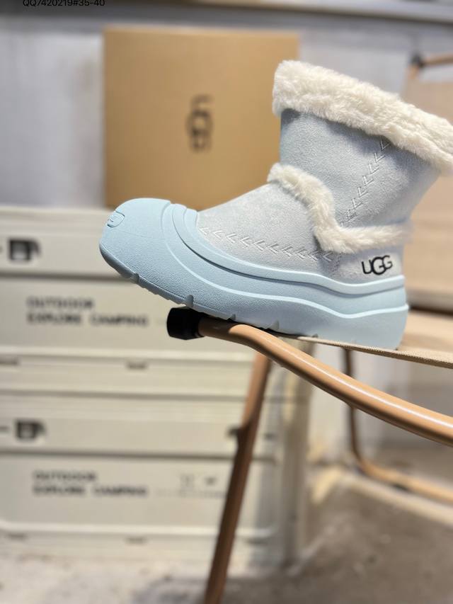 Ugg Snow Boots, Waterproof Suede Leather Upper, American Luxury Brand Ugg W Neue