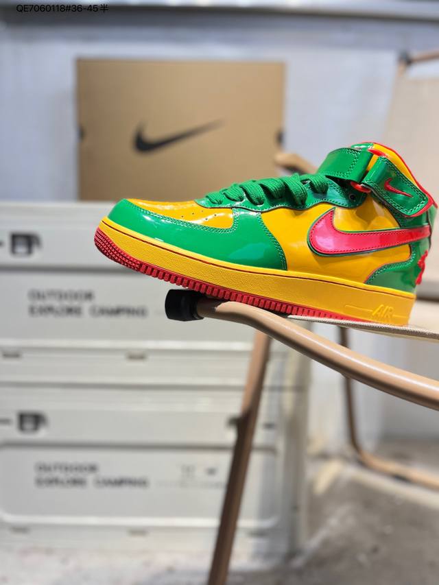 Nk Air Force 1 '07 Low Mid-top Casual Sneakers #Custom Leather, Original Last an