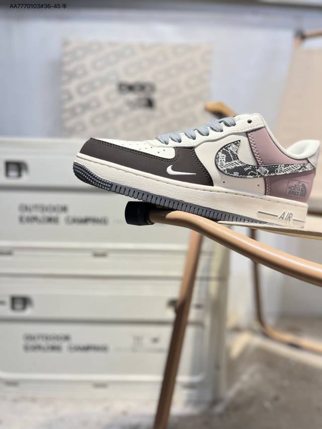 The North Face X Nk Air Force 1 '07 Low Air Force 1 Low-top Casual Sneakers #Cus