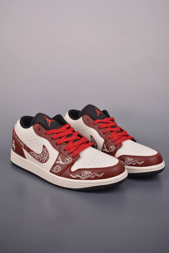 Air Jordan 1 Low Year of the Horse Limited Edition. AJ1 Low-top Casual Sneakers