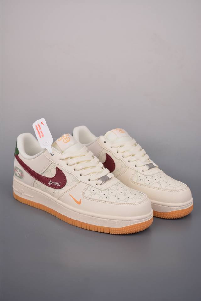 Nike Air Force 1 Low Gucci Collaboration. Made with original last and cardboard