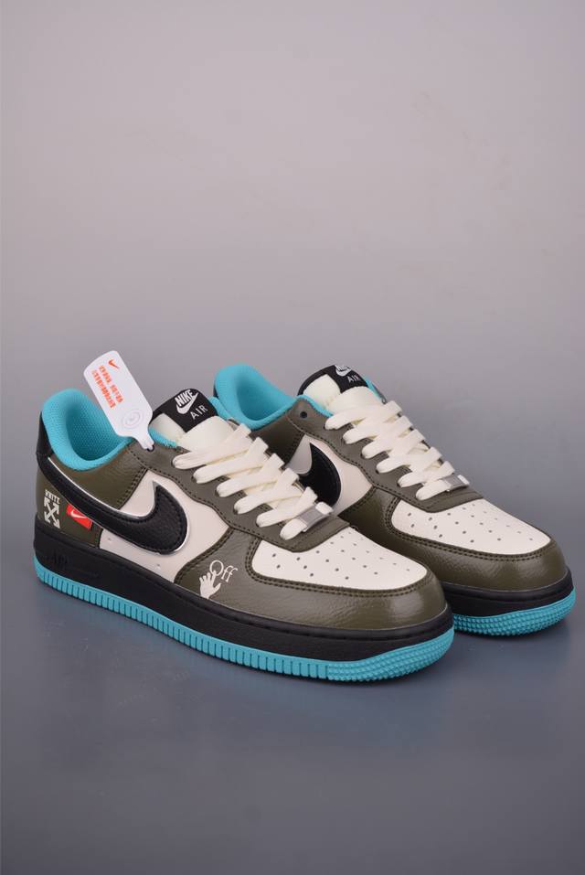 Nike Air Force 1 Low Off Collaboration. Made with original last and cardboard,