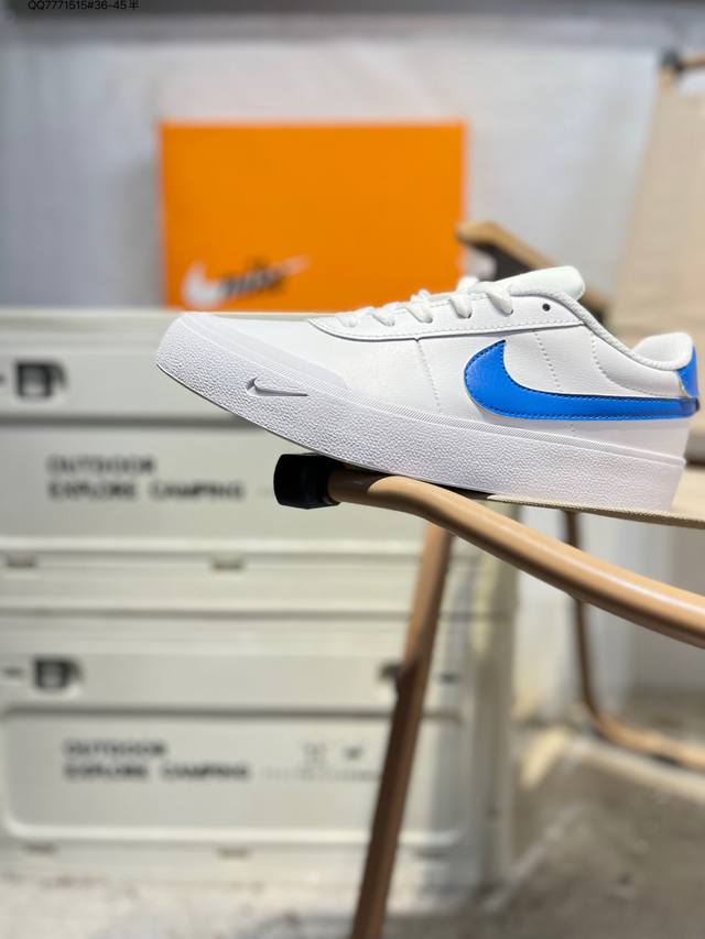 Nike Court Shot Men's and Women's Sneakers, Spring Breathable Lightweight Class