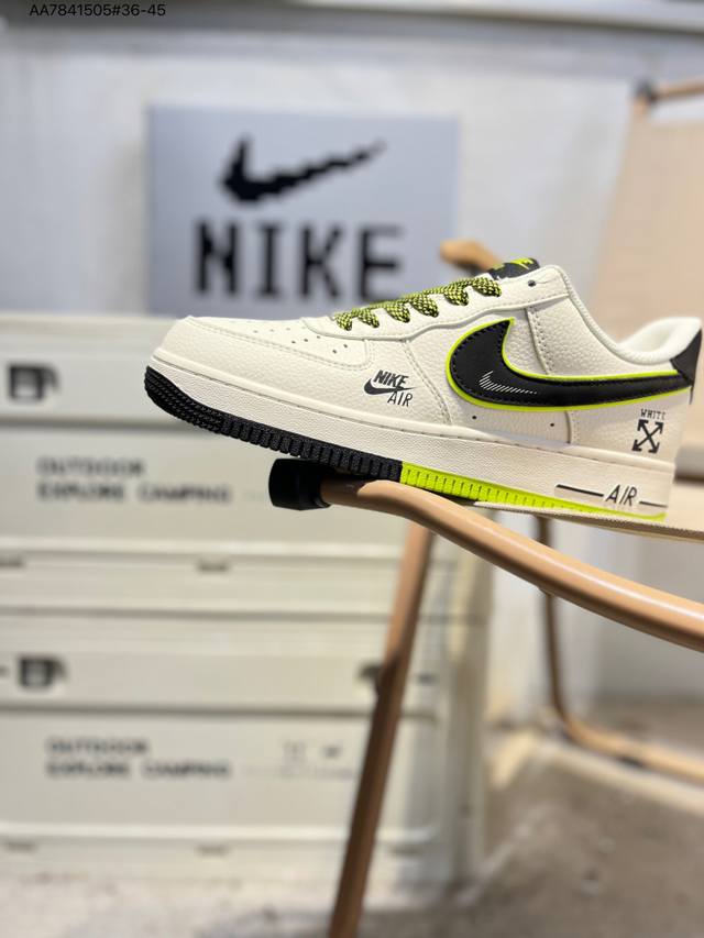 Lv X Nk Air Force 1 '07 Low Air Force 1 Low-top Casual Sneakers #Custom Leather,