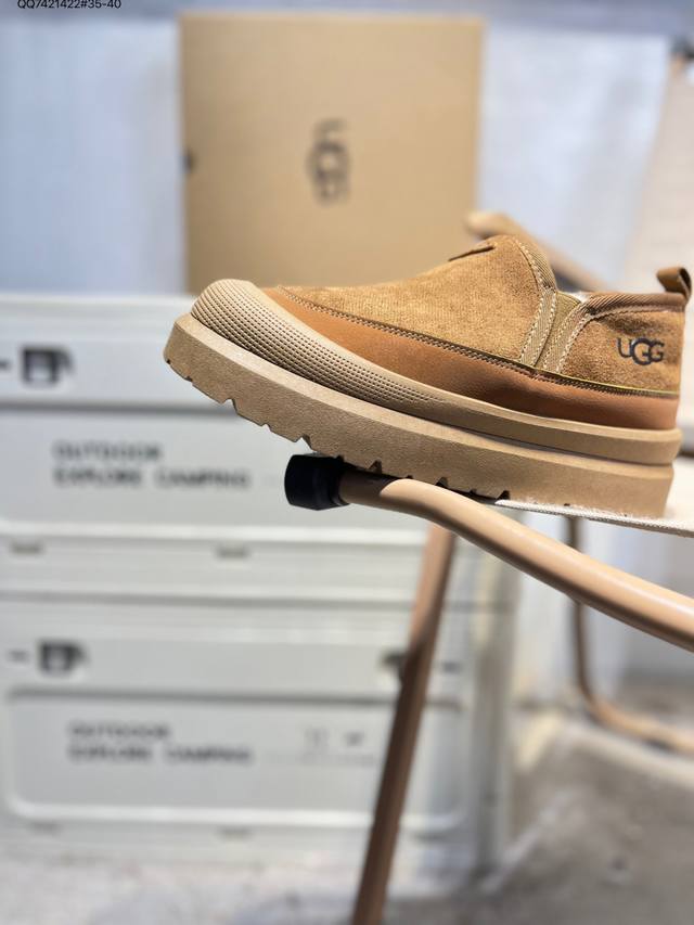 Ugg Snow Boots Waterproof Suede Leather Upper Ugg W Neuel Series Autumn/Winter N