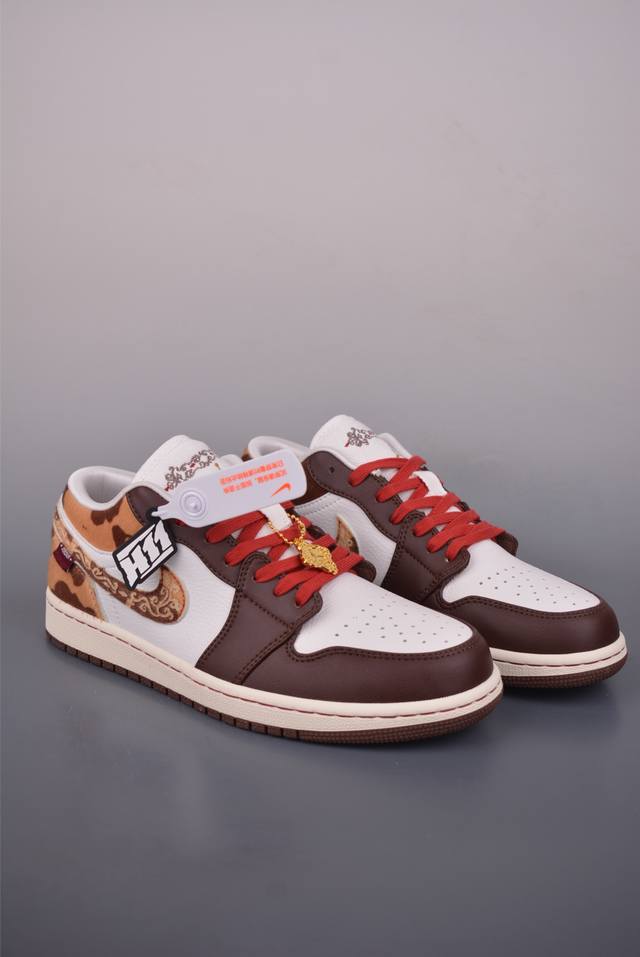 Air Jordan 1 Low Year of the Horse Cny AJ1 Low-top Casual Sneakers, synchronize