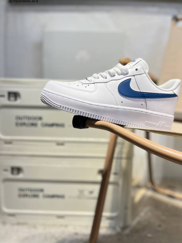 Nk Air Force 1 '07 Low Casual Sneakers #Custom Leather, Original Last and Cardbo