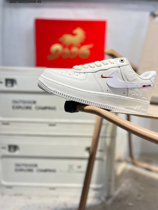 Year of the Horse Limited Edition# Nk Air Force 1 '07 Low Low-top Casual Sneaker