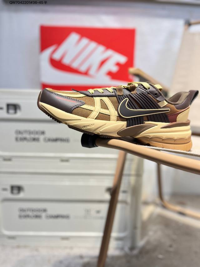 Nk V2K Runtekk Shock-absorbing, anti-slip low-top retro dad shoe running shoe. T