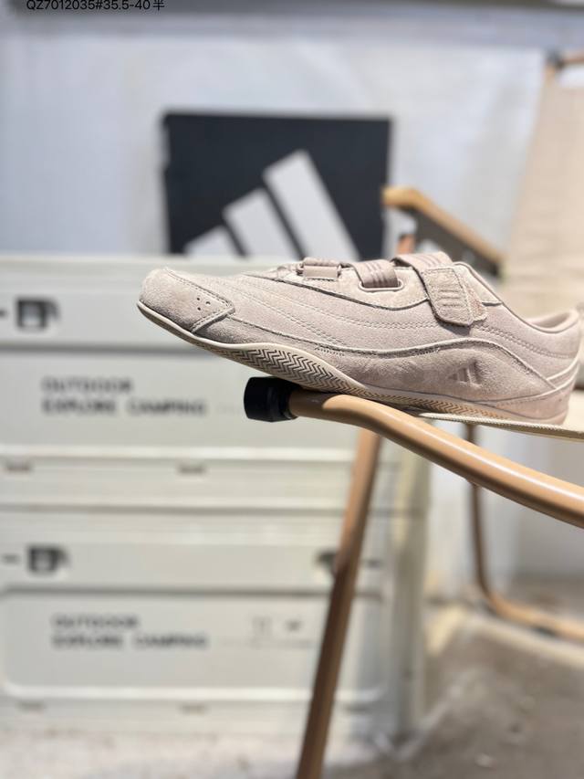 Ad Urban Reverie Fos Brown Velcro Urban Ballet Style Thin-Soled Casual Shoes wit