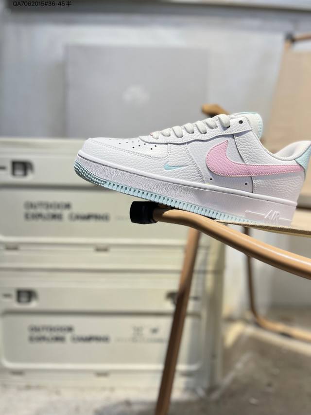 Nk Air Force 1 '07 Low Casual Sneakers #Custom Leather, Original Last and Cardbo