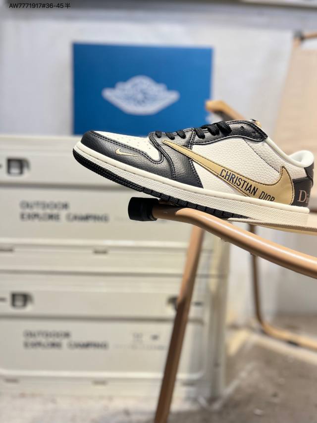 Factory Grade Top Layer Leather Jordan Air Jordan 1 Low AJ1 Basketball Shoes Of