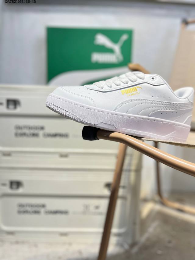 Puma Ferrari Ca Match Retro Item Puma Non-slip Wear-resistant Low-top Sneakers 3