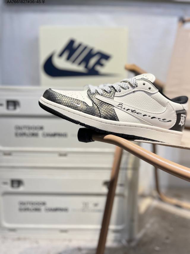 Factory Grade Top Layer Leather Jordan Air Jordan 1 Low AJ1 Basketball Shoes Of