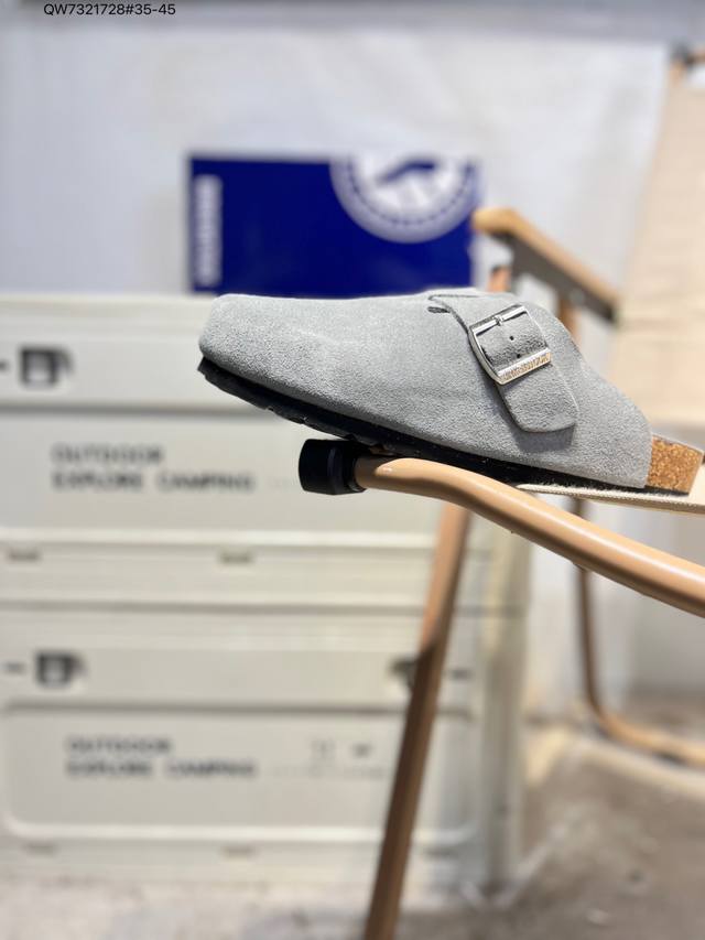 Birkenstock genuine leather cork slippers, an order exported to Korea! Are ther