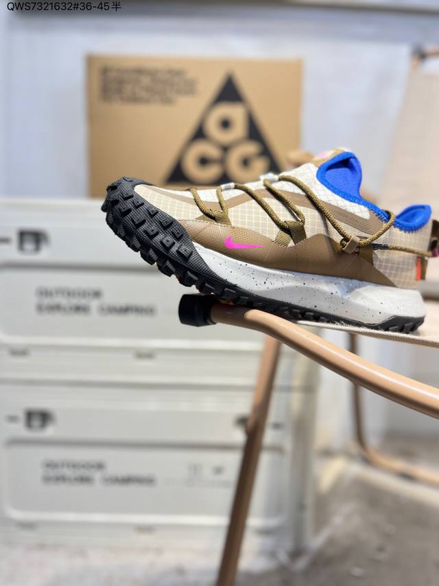 Nike Acg Mountain Fly Low Gtx Se Men's and Women's Outdoor Hiking Shoes. Meticu