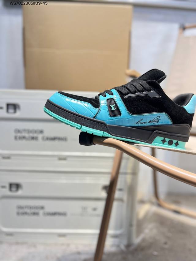 Guangdong Original Factory# Louis Vuitton Lv Louis Vuitton sneakers New Lv Train