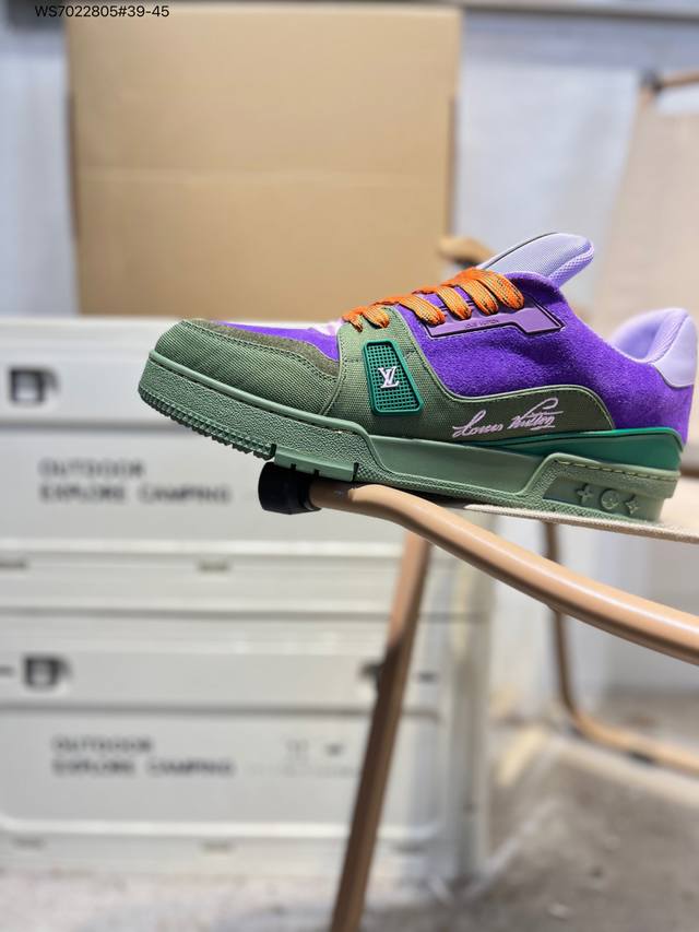 Guangdong Original Factory# Louis Vuitton Lv Louis Vuitton sneakers New Lv Train