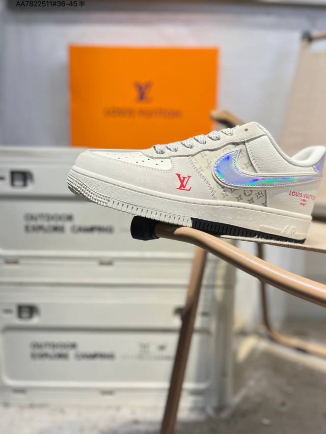 Nk Air Force 1 '07 Low Casual Sneakers #Custom Leather, Original Last and Cardbo