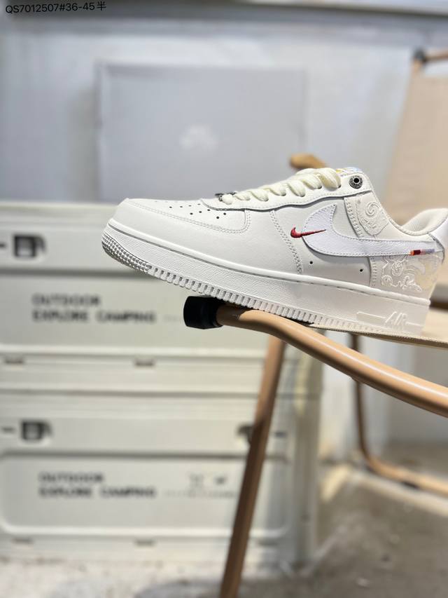 Year of the Horse Limited Edition Nk Air Force 1 '07 Low Casual Sneakers #Custo