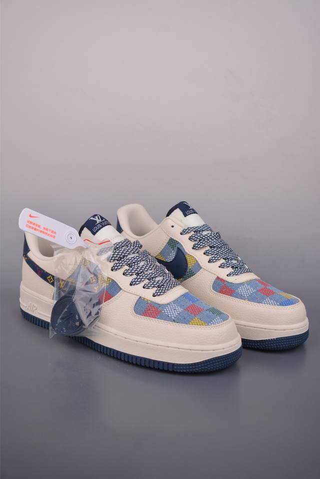Nike Air Force 1 Low Lv Collaboration. Made with original last and cardboard fo