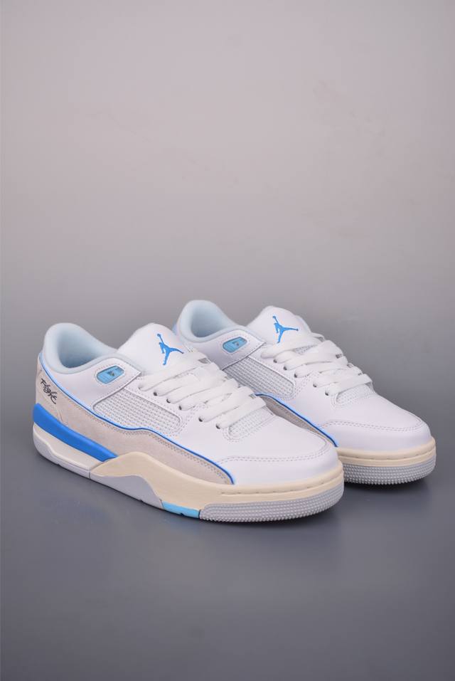 Air Jordan Flight Court Low-Top Retro Basketball Shoes The design is simple yet