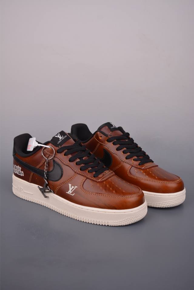 Nike Air Force 1 Low Lv Collaboration. Made with original last and cardboard fo