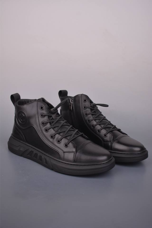 Ecco Comfortable Mid-High Top Water-Repellent Martin Boots Autumn/Winter Fashion
