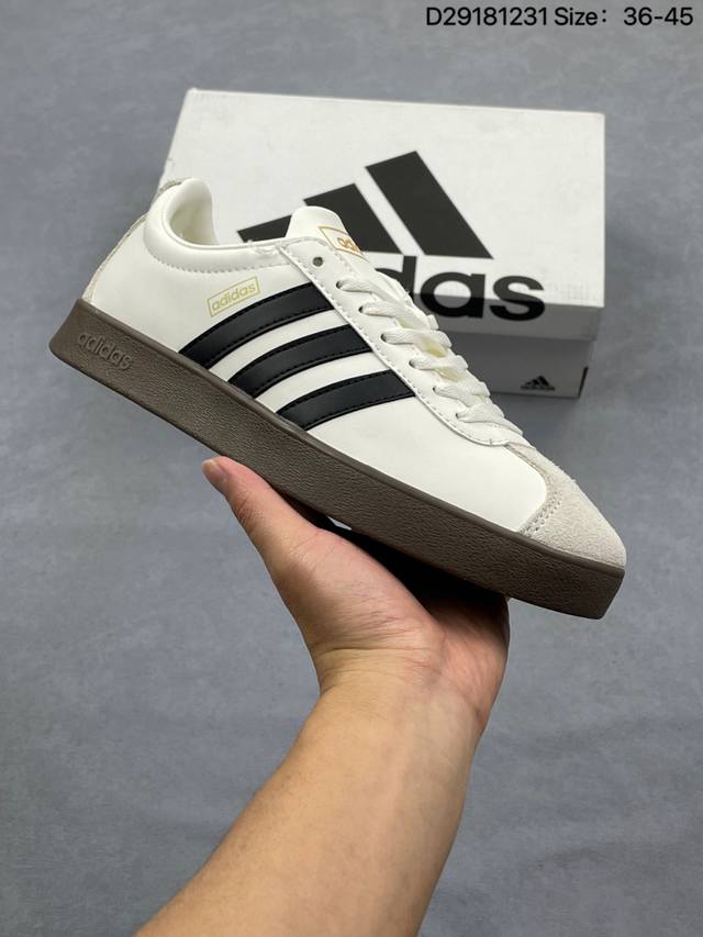 Authentic Adidas Vl Court 2.0, a versatile Adidas suede, non-slip, wear-resistan