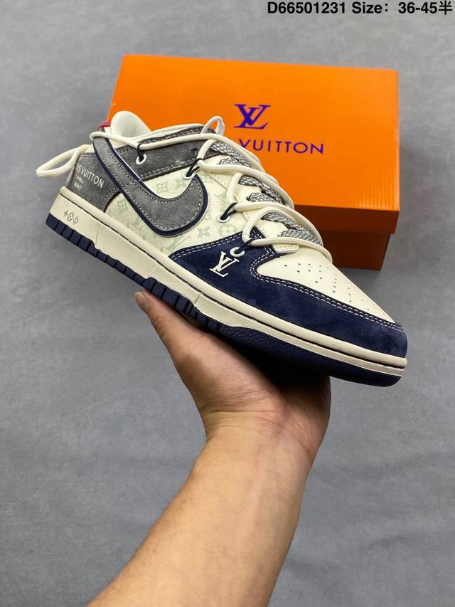 Company-grade Nike Dunk Low Retro 'DIY High-end Custom' Nike Low-top Casual Spor