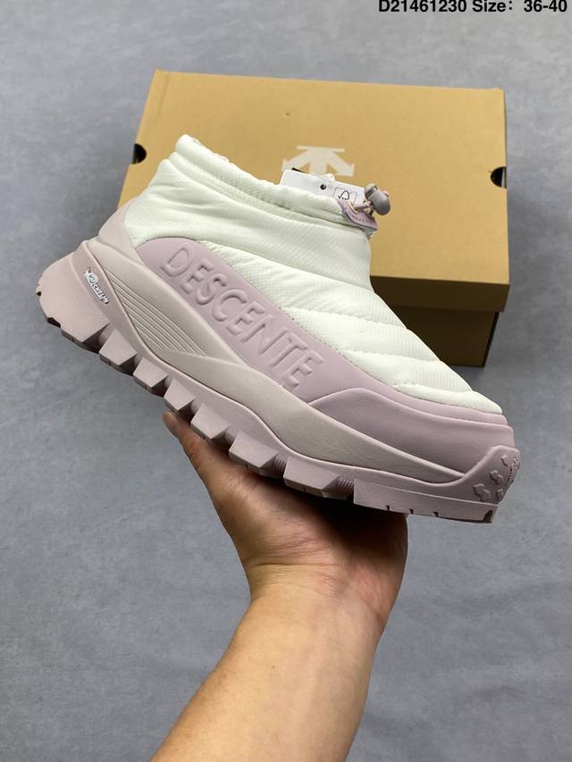 Company Grade Descente Skistyle Series Cotton Macaron Thick-Soled Bread Camp Sh