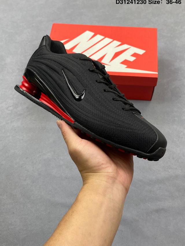 Nike Shox Z Fabric Anti-slip Wear-resistant Retro Running Shoes Air Cushioning