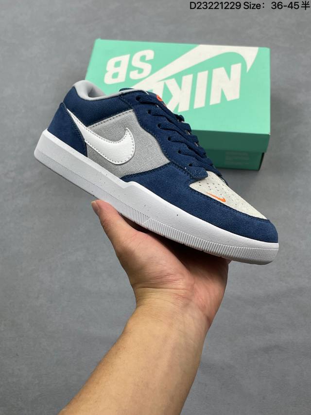 The Nike SB Force 58 Low-Top Casual Sneaker is a streetwear piece that brings c