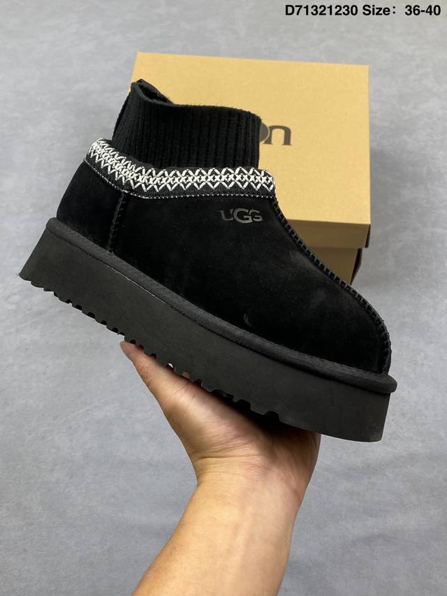 Company-grade Ugg snow boots, mid-top, fashionable, comfortable women's shoes,