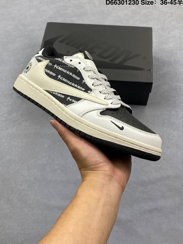Travis Scott X Fragment Design X Air Jordan 1 Low Og Sp AJ1 Jordan 1 Off Collabo