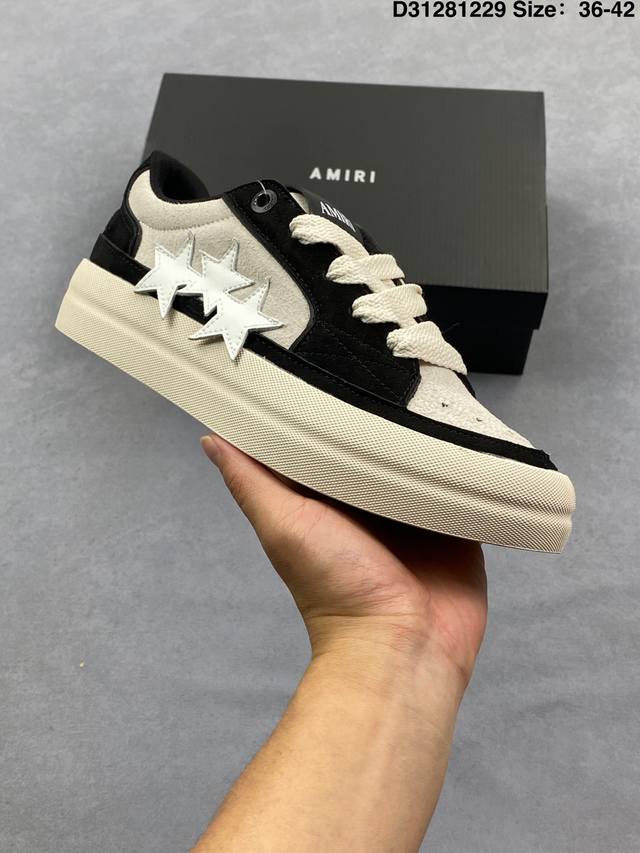 Amiri Ma-1 Low-Top Sneakers, developed using the original last pattern, featurin